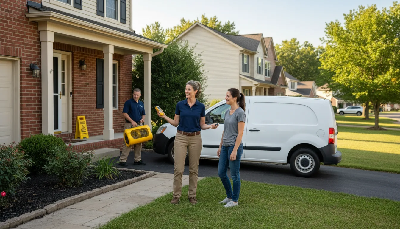 Water restoration image for Flood Water Cleanup, Removal And Restoration Services in Maryland Heights, MO
